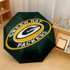 Печать Green Bay Packers Авто 8?Складной зонт с ребрами, ветрозащитный, легкий, автоматический, для ежедневных поездок