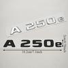 BRI4  NEW 3D ABS Car Letters Logo A250e Badge Sticker Rear Trunk Emblem Decals For Mercedes Benz A250e W177 Tail Marking