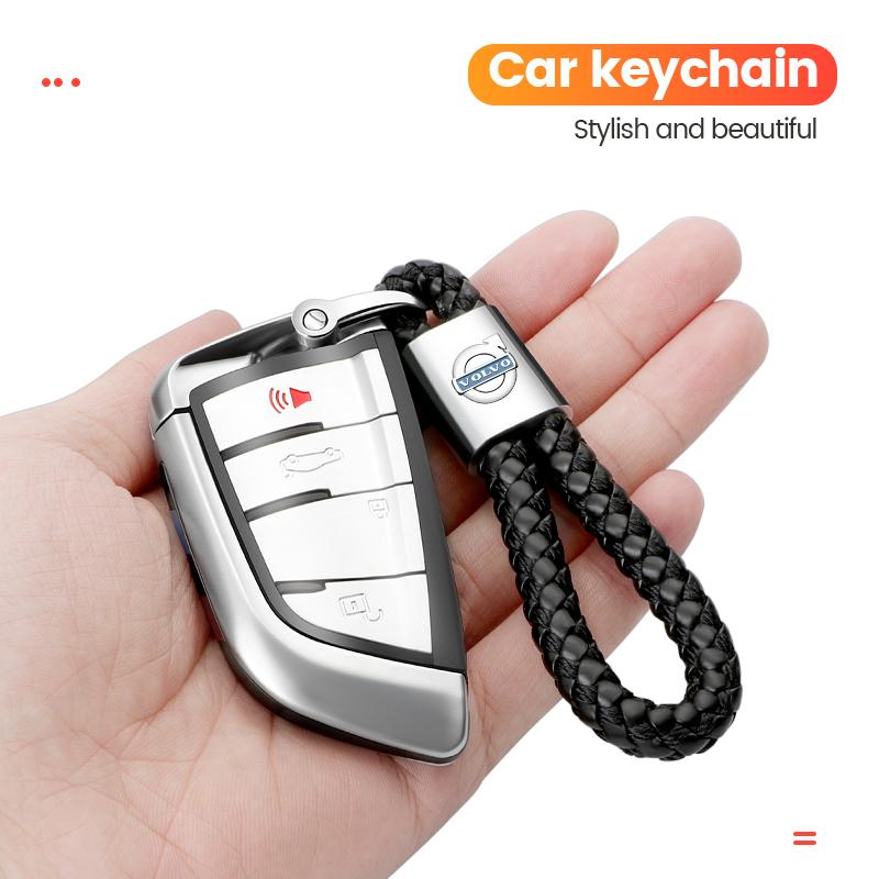 Luxury Men Women Metal Key Chain Fashion Keychain Key Ring Holder For Volvo Xc60 Xc90 V40 V60 S60 V50 V90 S80 C40 XC40 Rdesign