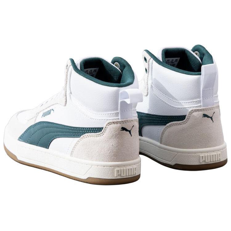 Puma Caven 2.0 Mid Ретро Мода Универсальные Низкие Кроссовки Унисекс Кроссовки Белый Бежевый Зеленый 402242-03