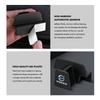 vhndr2 Car Sunglasses Self-Adhesive Auto Seat Eyeglasses Organizer Accessories For Volvo V40 V60 C30 C70 S60 S80 S90 XC40 XC60 XC70
