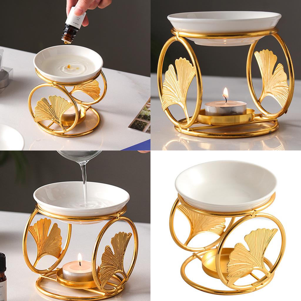 Elegant Essential Oil Burners Ceramic Incenses Burners Candle Holder for Bedroom Living Room or Bathroom Ambiances