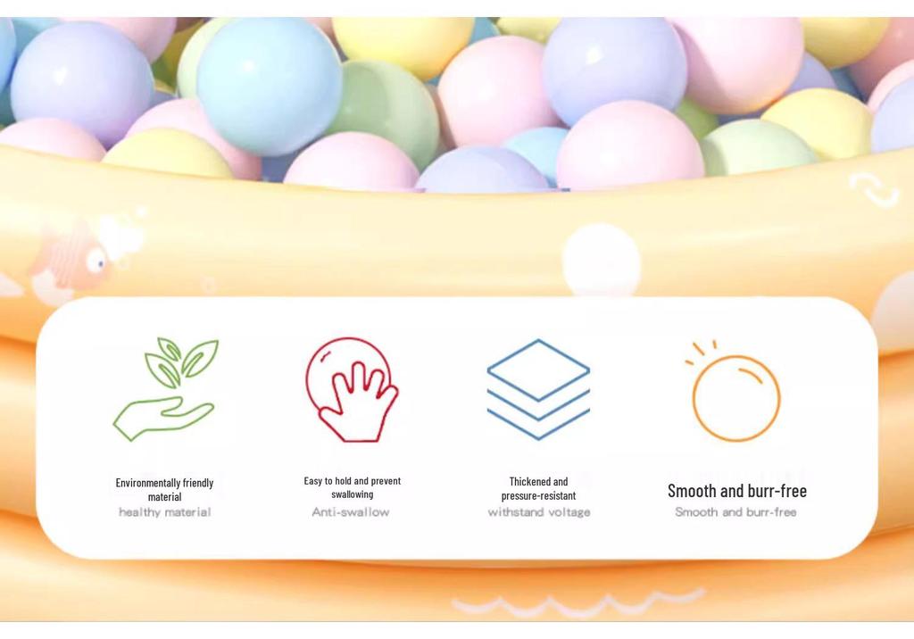 Bobo Bath Toys: Non-Toxic, Tasteless, Thickened Ocean Balls for Teething Babies