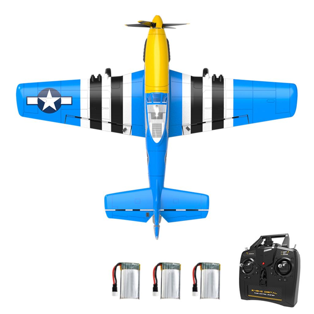 RC Airplane Fixed Wing Airplane with Gyroscope Auto Stable System Remote Controller for Children