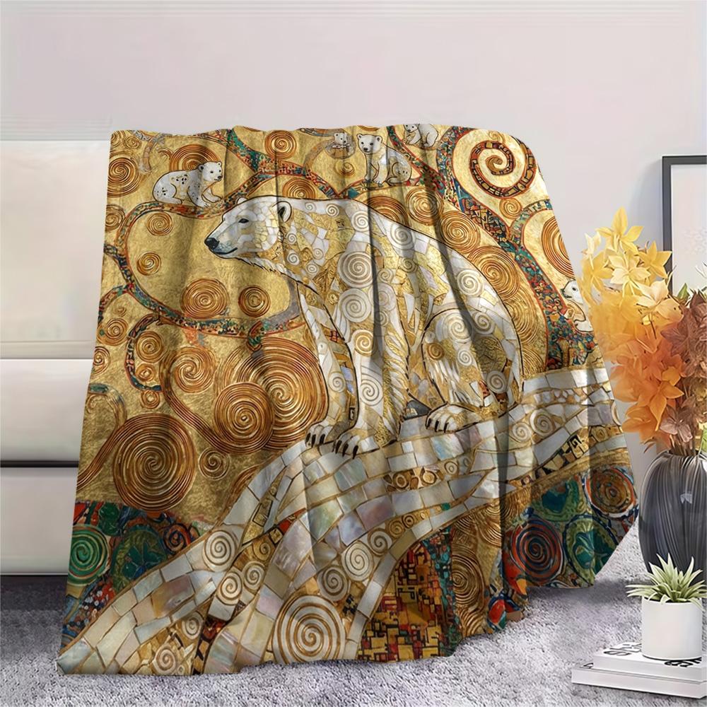 1 шт. Фланелевое одеяло с принтом «Инопланетянин на Земле», Высококачественное, Удобное для всех сезонов, Декор для дома, Тепло и уют, Идеально для Рождественских подарков