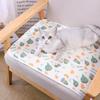 Pet Summer Cooling Latex Pad Dog Pad Cat Sleeping Pad Kennel Ice Silk Cool Pad Ice Pad Dog Bed Pet Comfort Mat, Cartoon Print Absorbent Pad