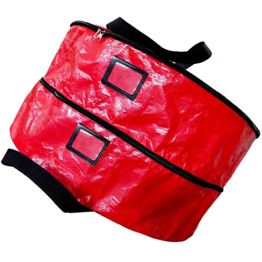 Double Layer Christmas Wreath Storage Bag Large Capacity Wreath Storage Container Wreath Storage