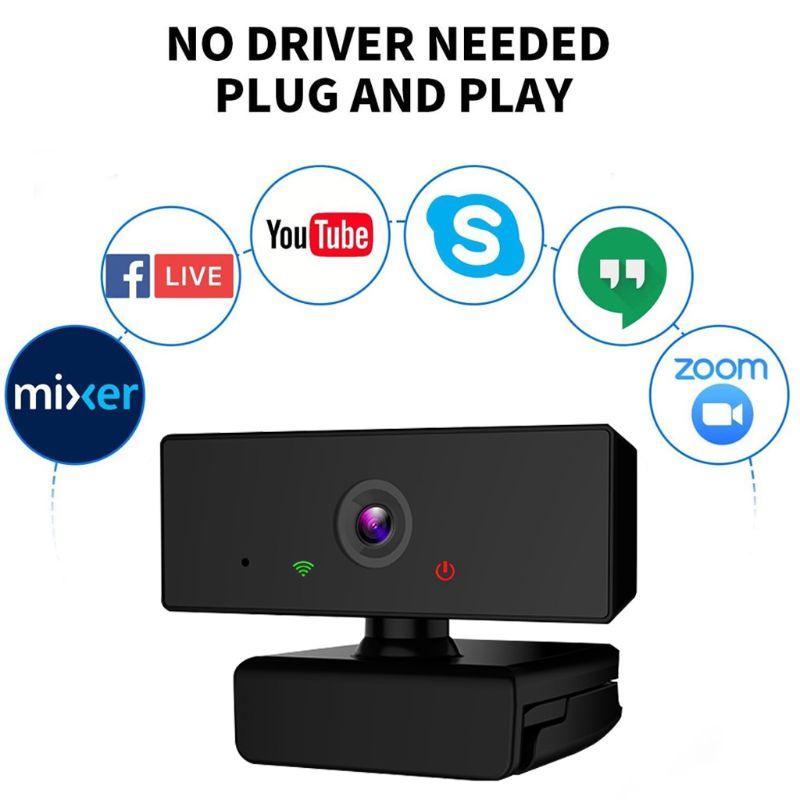 1080p USB-камера со встроенным стереомикрофоном, компьютерная камера, полный видеовызов для ноутбука, замена оборудования в реальном времени