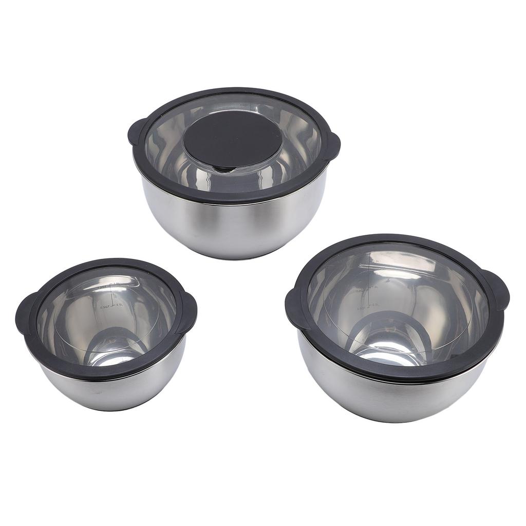 3 шт. миски для смешивания с крышками 3 шт. терки салатница из нержавеющей стали набор для выпечки и еды на кухне