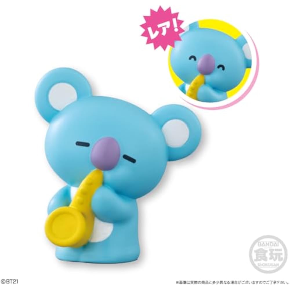 Bandai (БАНДАЙ) BT21 Друзья 4 Жевательная резинка Пищевая игрушка [Продажа коробкой/Набор из 12 штук]