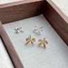 Pendientes Small Bow Earrings Jewelry Accessories Piercing Ear Stud Ribbon Bow Stud Earring  Party