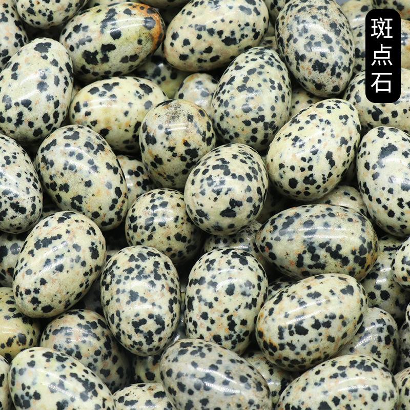 1pcs Egg Shaped 30mm Crystal Jade Small Egg Mining Bird Egg Stone Easter Colored Egg Natural Crystal Stone Gypsum Dropshipping