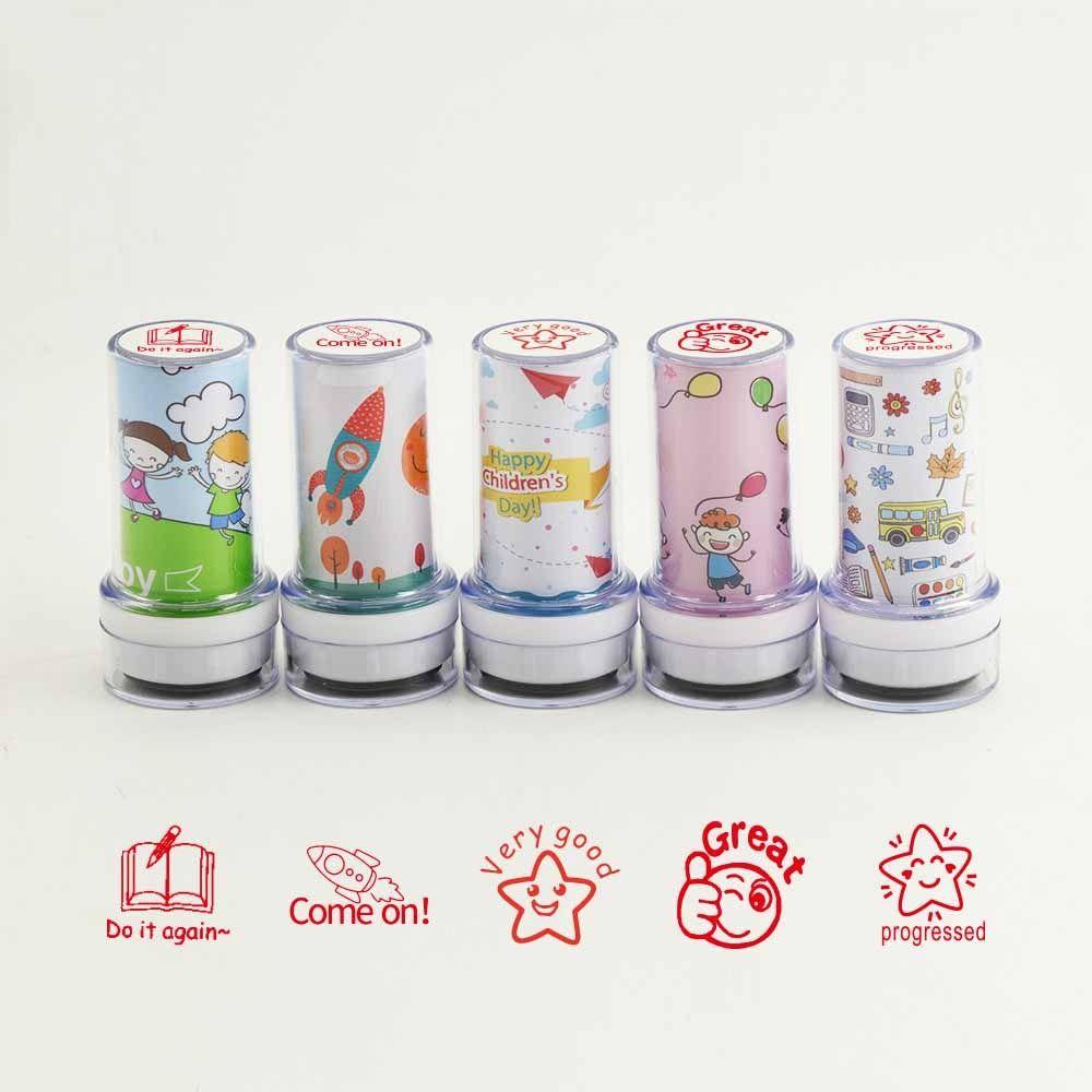 Toy Stamps Photosensitive Chapter Reward Seal Encouragement Teaching Stamp Commentary Stamp