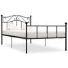 VidaXL Bed Frames Black Metal 90 X 200 Cm