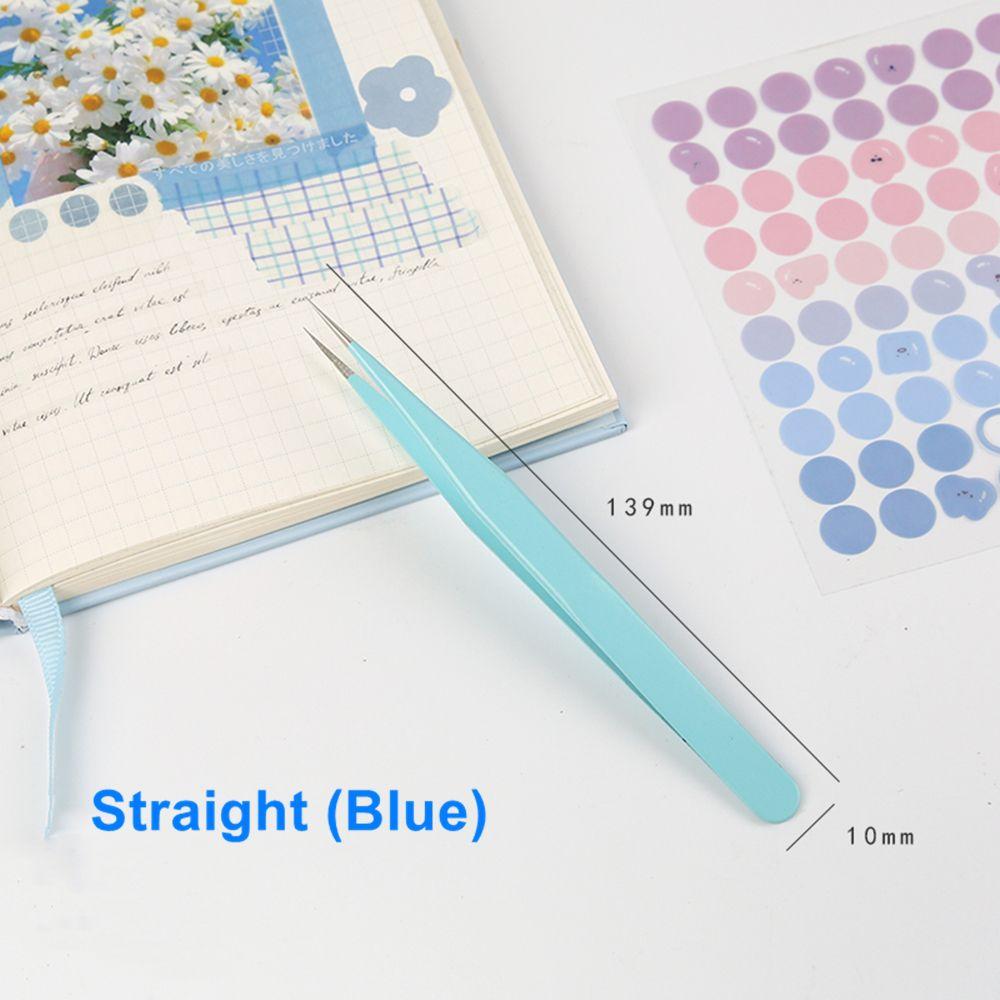 Креативные наклейки для ногтей, накладные ресницы, изогнутые пинцеты своими руками, кусачки из нержавеющей стали, прямые