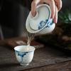 Chinese Hand-painted Ceramic Gaiwan Tea Set
