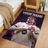 Yamal Customized Name Floor Rug Office Rug Perfect for Study room Decorate room Kitchen Entryway Anti-slip Rug Decorate Offices Best for Christmas