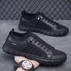 2024 Spring New Mesh Fly Woven Breathable Soft Sole Soft Casual Athleisure Men's Single Shoes Casual Shoes