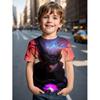 4-15 Years Old T Shirts Cartoon Comfortable Polyester Boys Girls Children Long Sleeve T-Shirt Cartoon 3D Printed T Shirt Kids Clothing