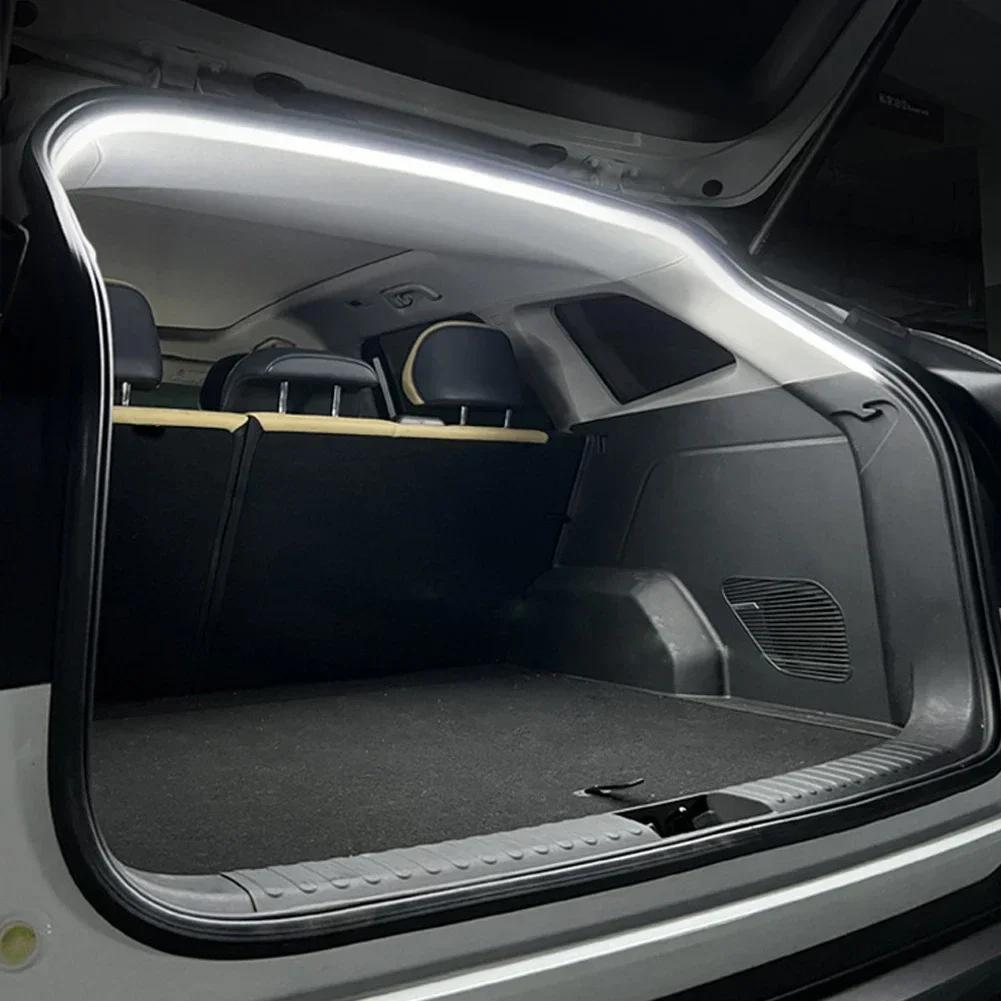 Светодиодная лента для багажника автомобиля, водонепроницаемая, гибкая ПВХ, лента окружающего света, автоматическое включение/выключение, скрытая установка, универсальная для внедорожников и минивэнов