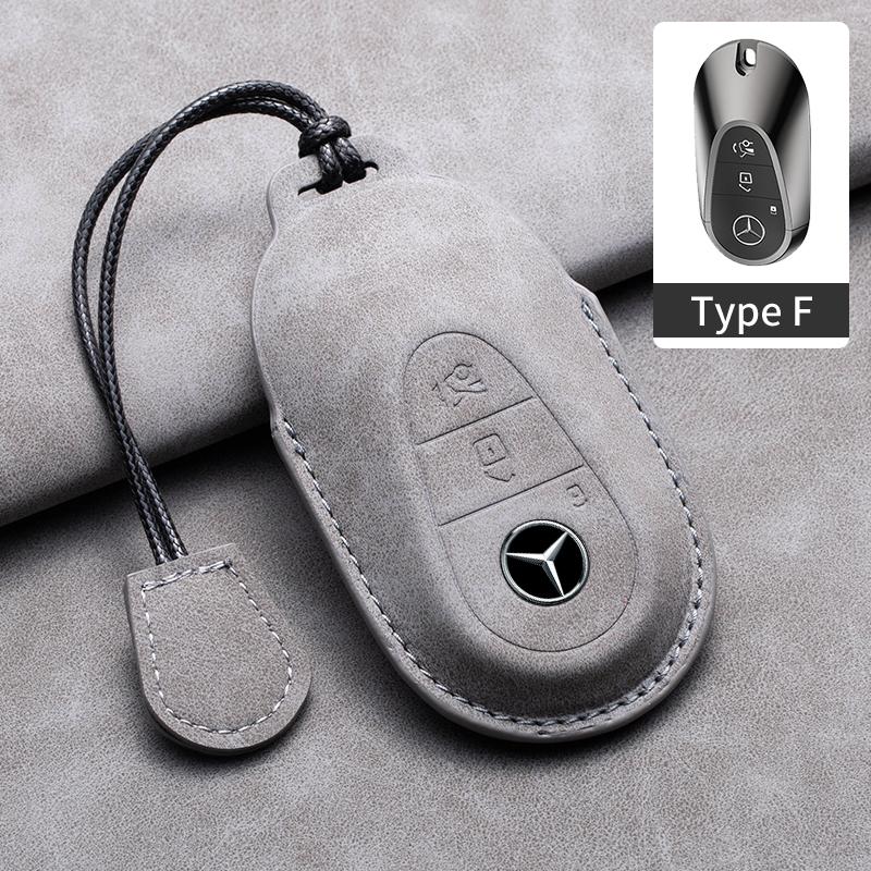 Car Key Case Cover For Mercedes Benz A C E S G Class GLC CLE CLA GLB GLS W177 W205 W213 W222 AMG W206 W223 S350 C260 C300 S400
