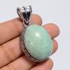 Amazing Top Grade Qualite 100% Natural Tibetan Turquoise Oval Shape Vintage Style Handmade Jewelry 925 Steling Silver Pendant 1.8" WSJ-4900