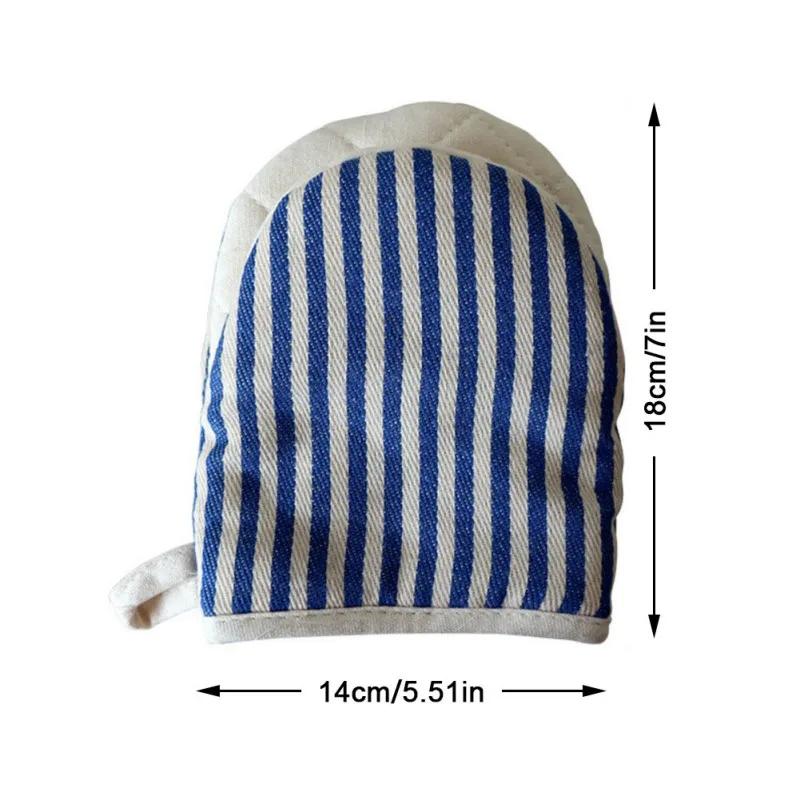 1PC Cotton Anti-scalding Oven Gloves Mitts Potholder Kitchen Duckbill Shape Cotton Gloves Tray Dish Bowl Holder Oven Hand Clip