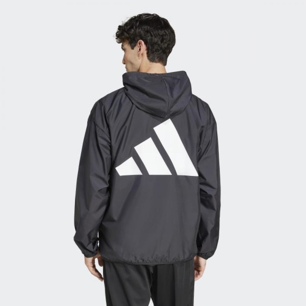 Adidas Ветровка Essential Big Logo Woven из функциональной ткани UnIsex, которая легкая и очень универсальная