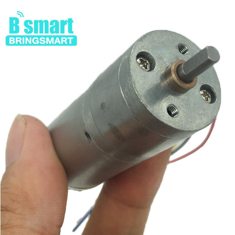 Bringsmart JGA25-371 Мотор-редуктор с диском-энкодером 12В постоянного тока для мини-электромотора с высоким крутящим моментом, индивидуальные микроэлектрические компоненты для игрушек
