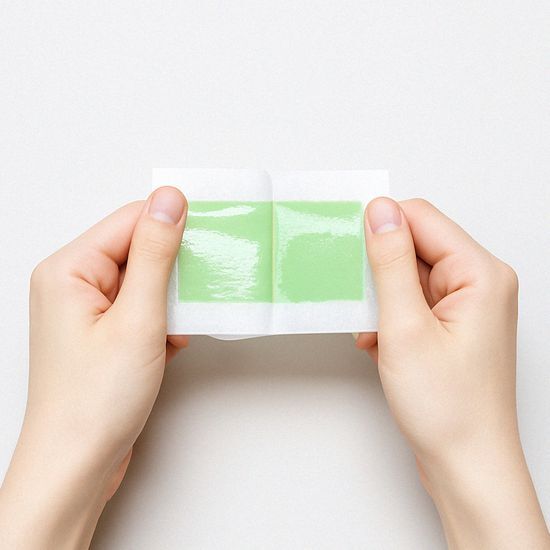 ZIZUSS Восковые полоски для тела 40 штук (+12 Финишных салфеток, включая пакет с застежкой-молнией)