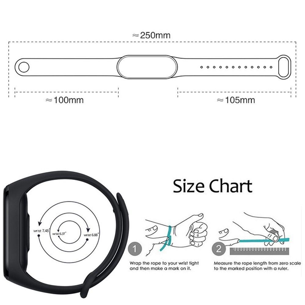 Loop Wristbands Sports Dual Color Smart Bracelet Silicone Strap Replacement Watch Band Bracelet