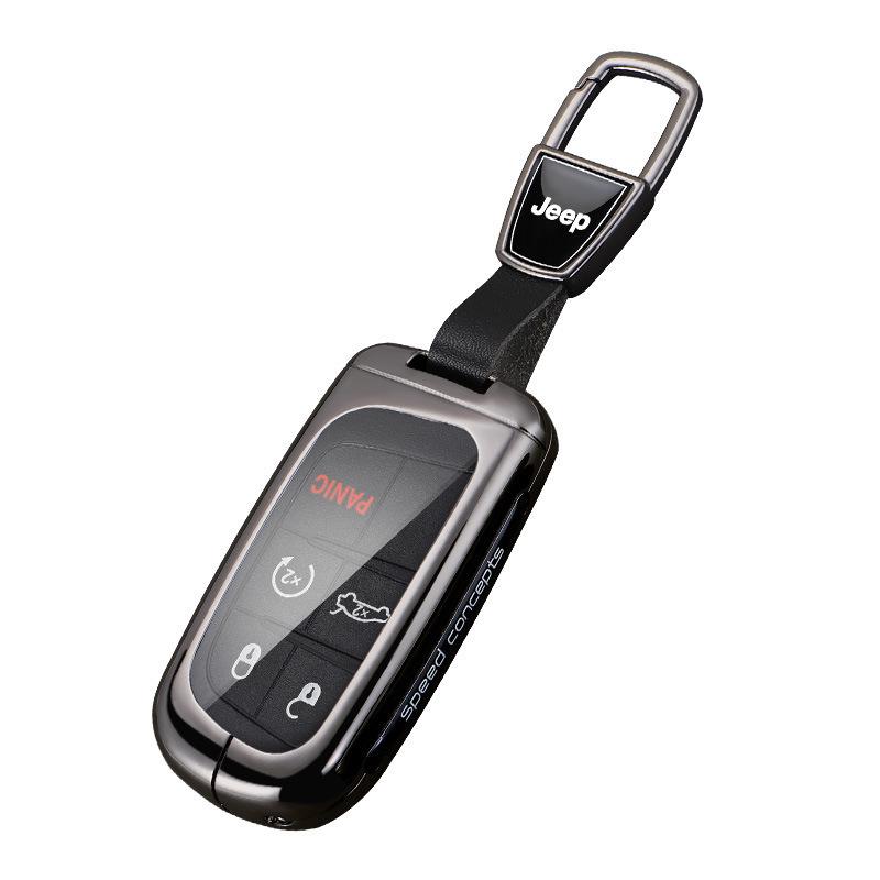 Replacement Shell for Dodge Journey, Jeep Grand Cherokee, and Chrysler Smart Key Remote.