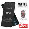 3 шт. AG матовое полное покрытие 9H закаленное стекло для iPhone 11 Samsung S20 FE A52 A51 Xiaomi Redmi Note 10 Pro защитная пленка от отпечатков пальцев