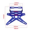 Рамка заднего номерного знака мотоцикла из гальванического алюминиевого сплава, кронштейн для крепления мотоцикла, регулируемый держатель номерного знака для скутера