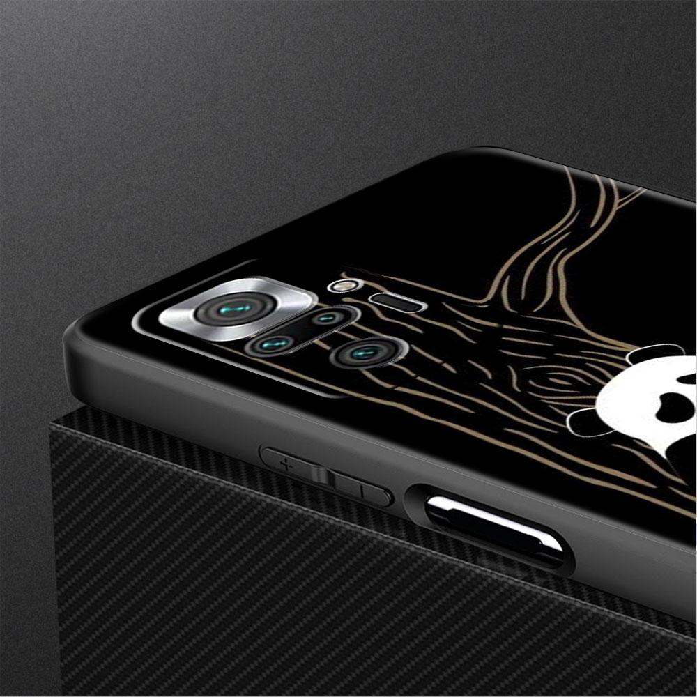 Funda для Xiaomi Redmi Note 10 9 11 Pro мягкий чехол для телефона 10S 9S K40 8 9A 9C 9T 7 10C 8T силиконовый чехол милый мультяшный животное панда