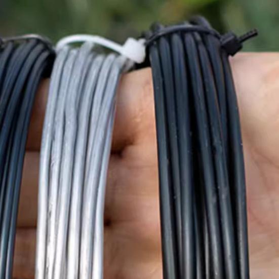 Алюминиевая проволока для тренировки бонсай 2,0 мм Алюминиевая проволока с покрытием 16 футов/33 фута Проволока для бонсай для тонкого контроля ствола и ветвей