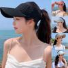 Anti-UV Sports Visor Caps Large Brim Baseball Cap Cool Sun Hats Summer Outdoor