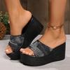 Wedge Sandals Women Comfortable Walking Shoes Outdoor Casual Anti-slip Summer Trend Lightweight Platform Slipper Slides Women