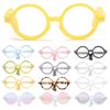 For Blythe Round Frame Clear Lens Eyeglasses Toys Eyewear Miniature Doll Glasses Plush Doll