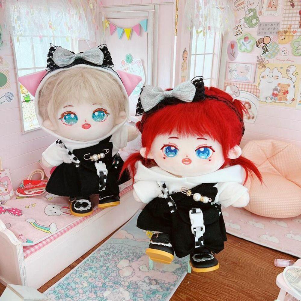 Styles Cotton Stuffed Dolls Mini Clothes 20cm Doll Clothes Doll Plush Vest Doll Pants Doll Fur Coat