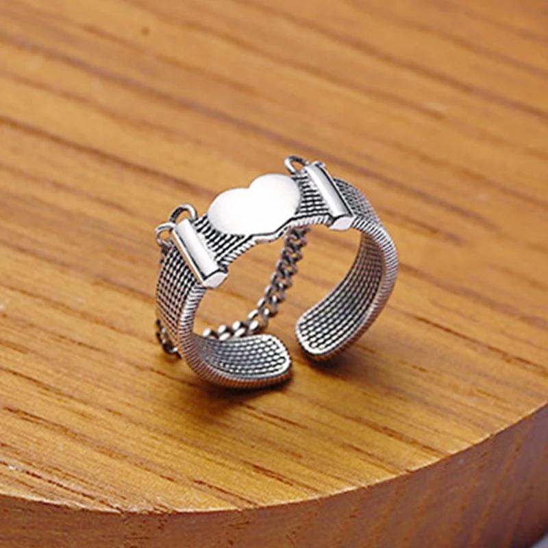 foxanry Парные кольца, новая мода, винтажный панк, креативная цепочка с кисточками, пояс для любви, вечерние ювелирные изделия, подарки для женщин