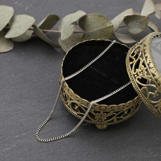 Walk Platinum 850 Kihei Necklace 50cm Cut [Jewelry Shinsaibashi] 5.7g (2-sided Kihei)