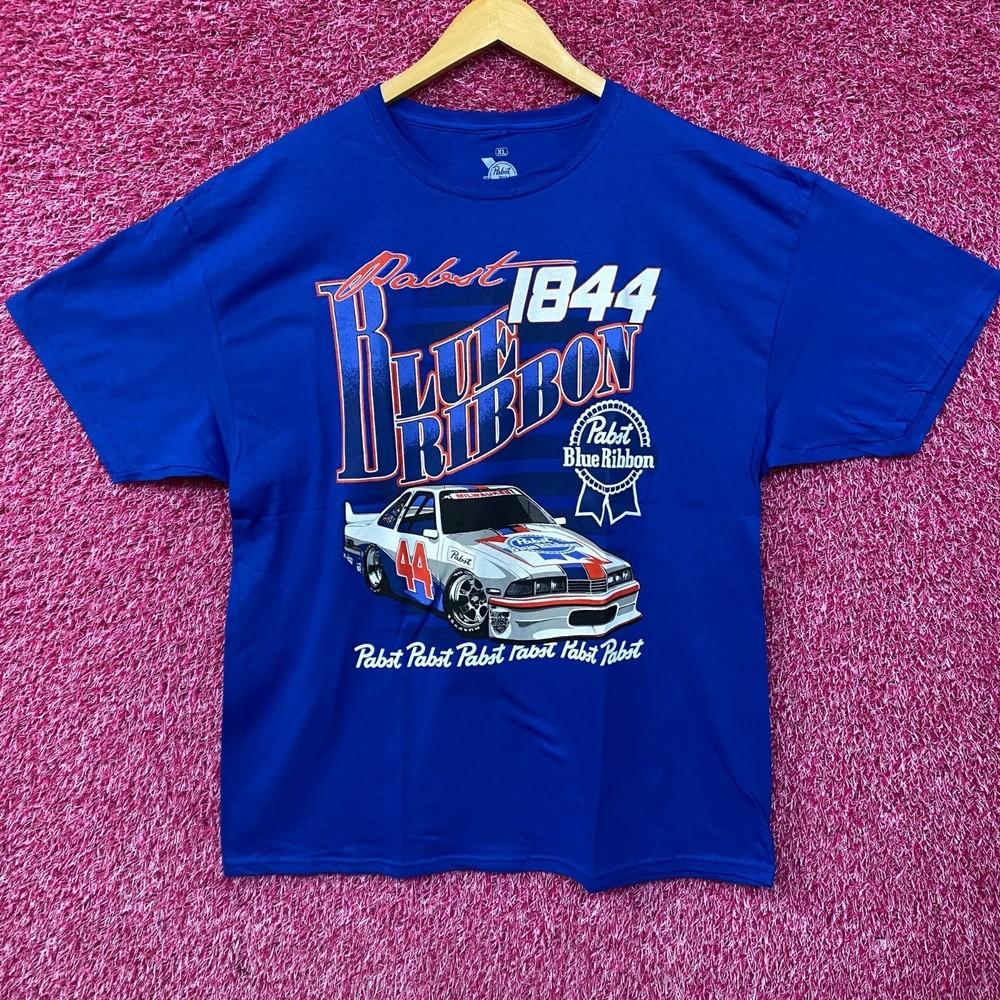 Pabst Blue Ribbon Racing 1844 Promo TShirt XL Unisex T-Shirt