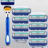 Five-Tier Genuine Product Razor Blade Speed 5 Men's Manual Razor Shaver 8 Blade 1 Handle
