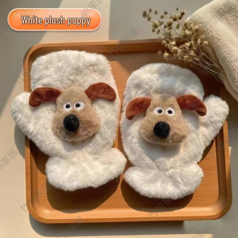 Плюшевые перчатки-лапы медвежонка: Мягкие, теплые и милые перчатки без пальцев для женщин и студентов.