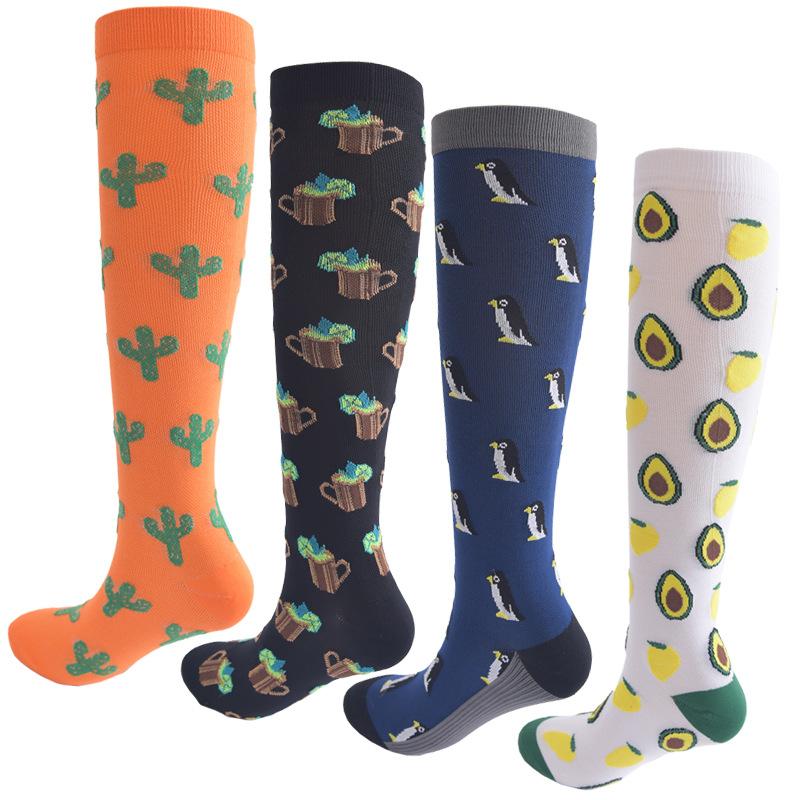 Direct Supply, Leisure Sports Pressure Socks, Men'S And Women'S Outdoor Stockings, Compression Socks, Sports Running Fitness Socks