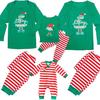 Рождественский пижамный комплект - Принт 'Elfing Around', Семейная matching домашняя одежда и декор