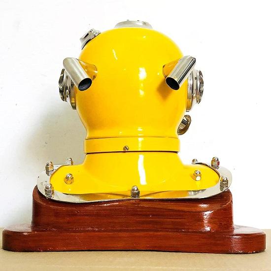 Водолазный шлем Морской пехотинец ВМС США 6-дюймовый водолазный шлем Mark IV Deep Sea Mini Divers Helmet