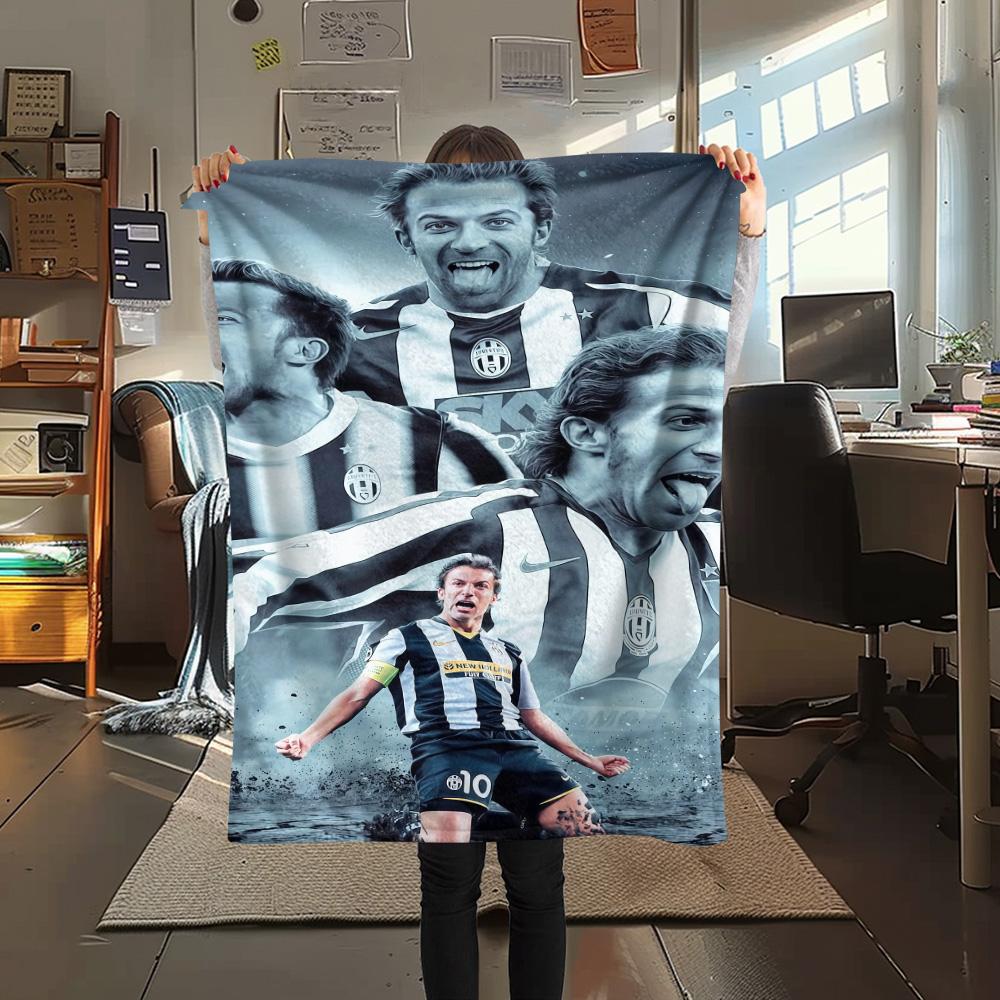 Фланелевое одеяло с принтом Juventus, Высококачественное, Удобное для всех сезонов, Декор для дома, Тепло и уют