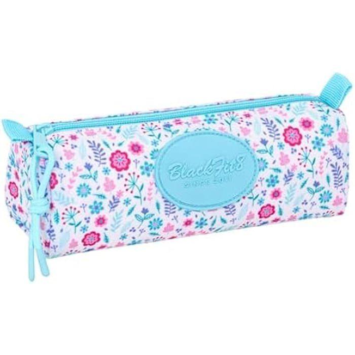 Trousse Scolaire - SAFTA - BLACKFIT8 - Noir - Fermeture Éclair - Compartiment Pratique